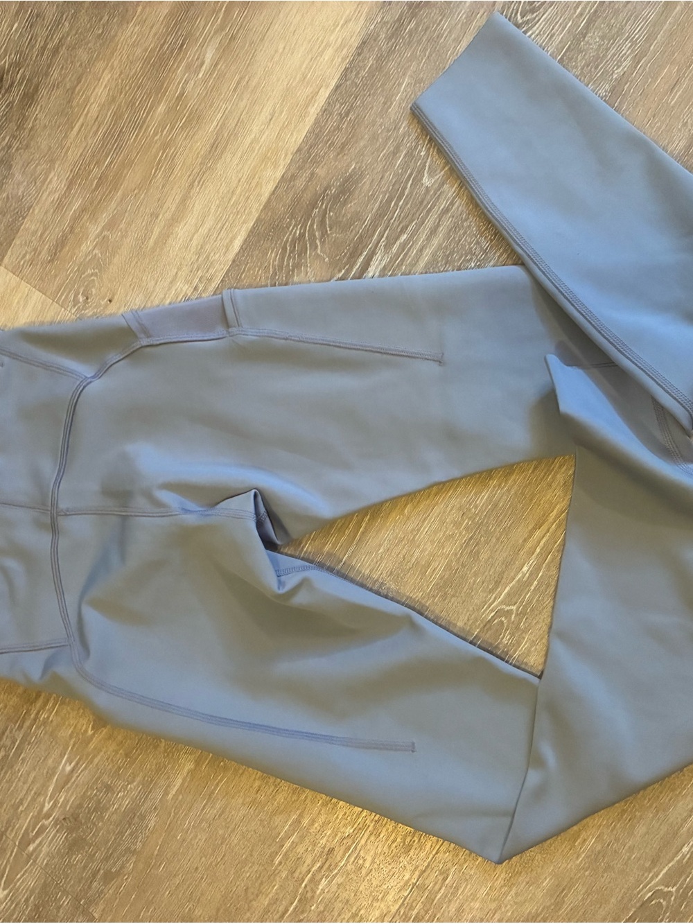 Women’s nike dri fit training/compression pants XS color is blue/grey - Picture 2 of 4